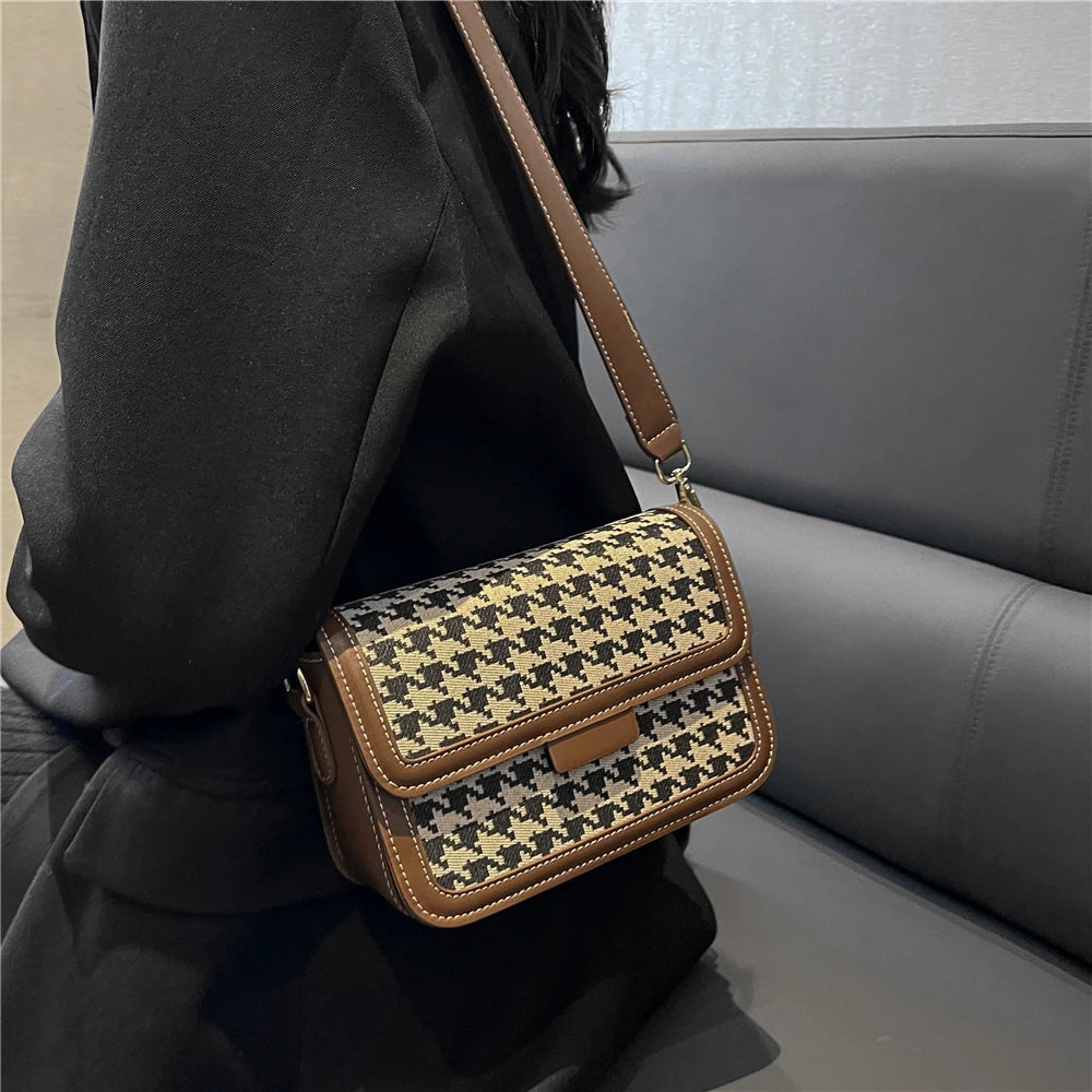 Flap Shoulder Bag PU Leather Ladies Handbags - ZUNILO