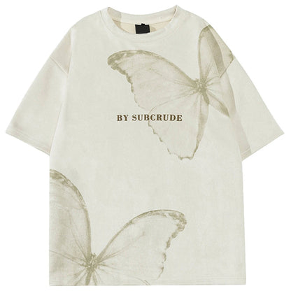 Camisetas con estampado de mariposas para hombre 