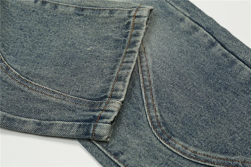 Najwyższej jakości męskie spodnie jeansowe Streetwear