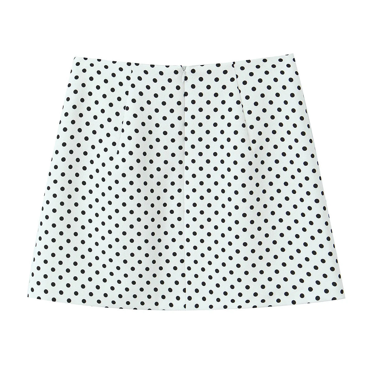 Polka Dot Mini High Waist Skirts