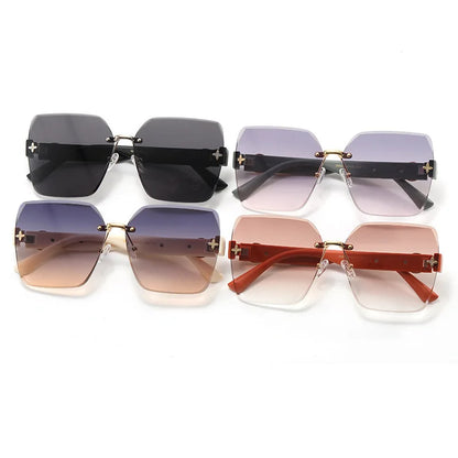 Rimless Designer Sunglasses