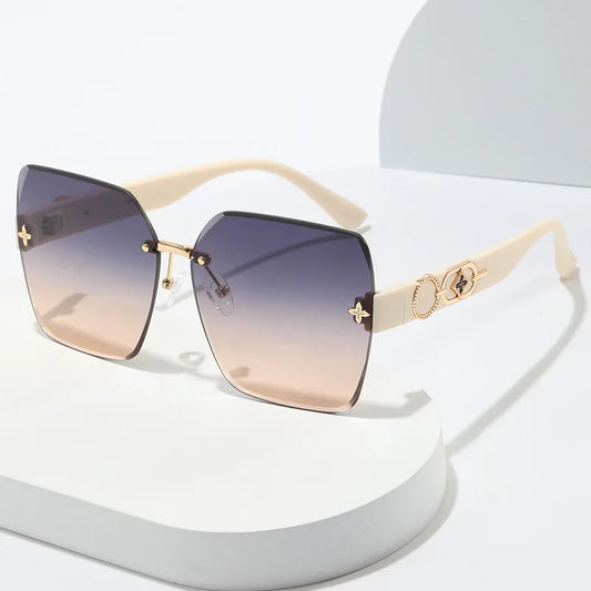 Rimless Designer Sunglasses