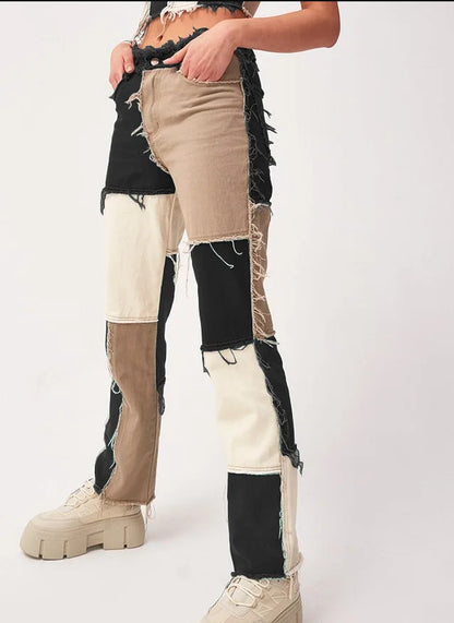 Fashion Cowboy Pants Straight Jeans - ZUNILO