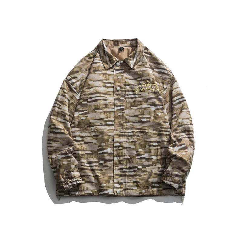Camouflage cargo  men jacket