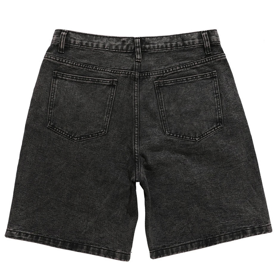 Star-link Denim New Men Patchwork Oversized Jean Shorts