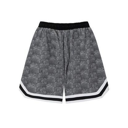 Pantalones cortos originales de baloncesto con bordado de tela especial para hombre