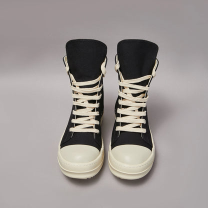 High Top Quality Black rick owens Ankle Boot