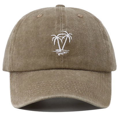 2024 Nowa czapka baseballowa z palmami kokosowymi dla mężczyzn