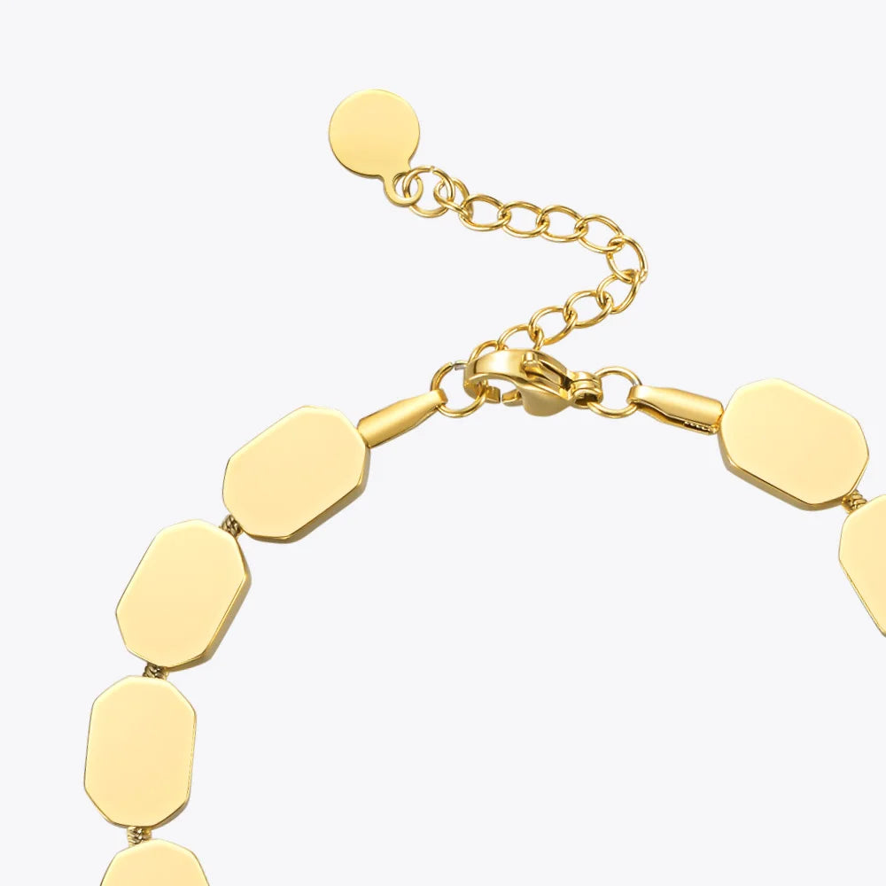 Goth Geometric Octagon Bracelet