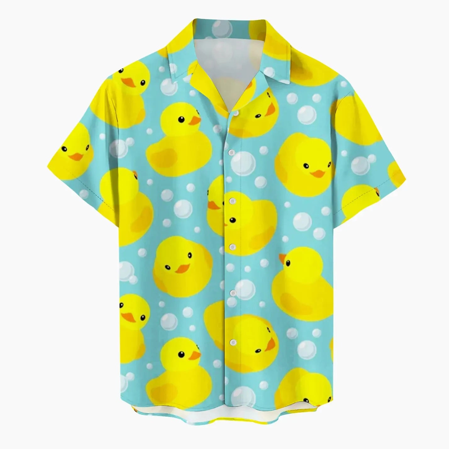 Little Yellow Duck 3D Printed New Summer Men's Shirt