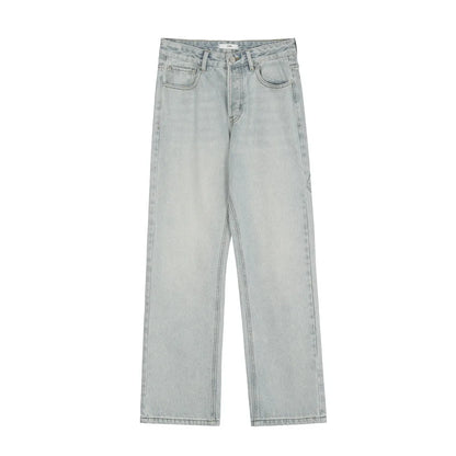 Men's Casual Light Blue Washed Jean