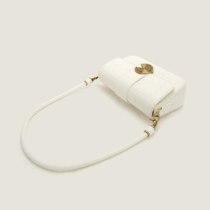Pu Leather Small High Quality Vintage Crossbody With Two Strap Bag