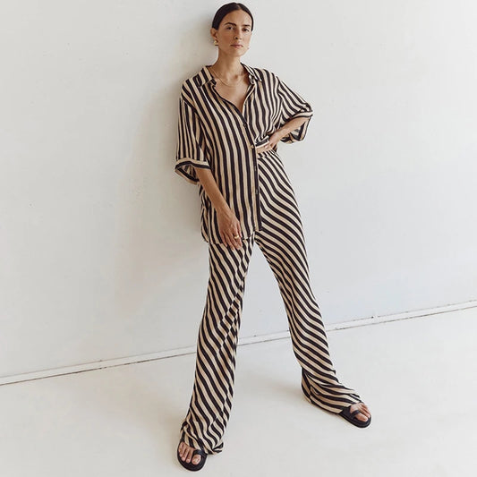 Women's Summer Short Sleeve 2 Piece Sets Outfit Set