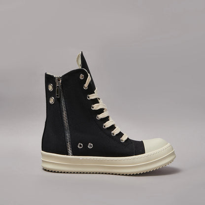 High Top Quality Black rick owens Ankle Boot