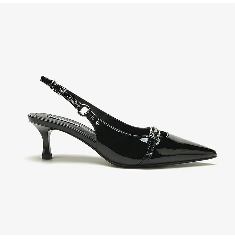 Buckle Style Stiletto Pointed Toe Sexy Women's Shoe