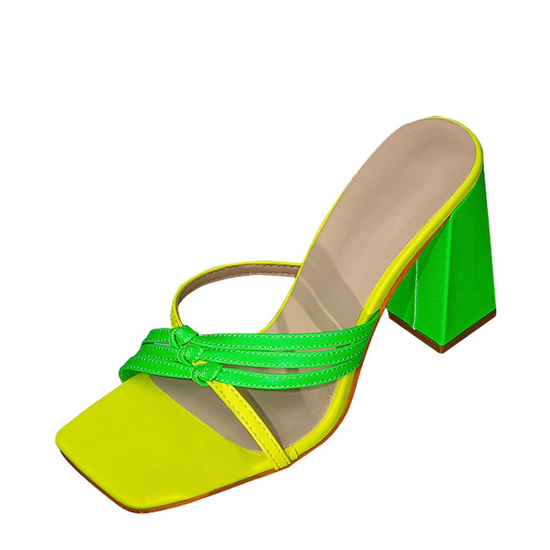 High Heels Designer Slippers - ZUNILO