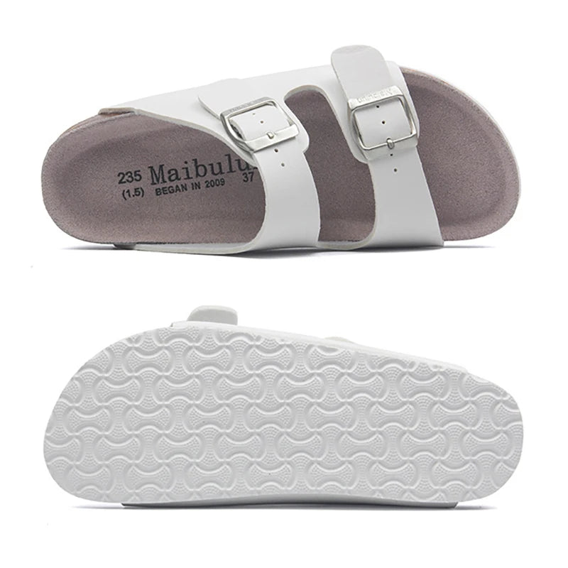 Men Summer Classic Buckle Casual Slippers